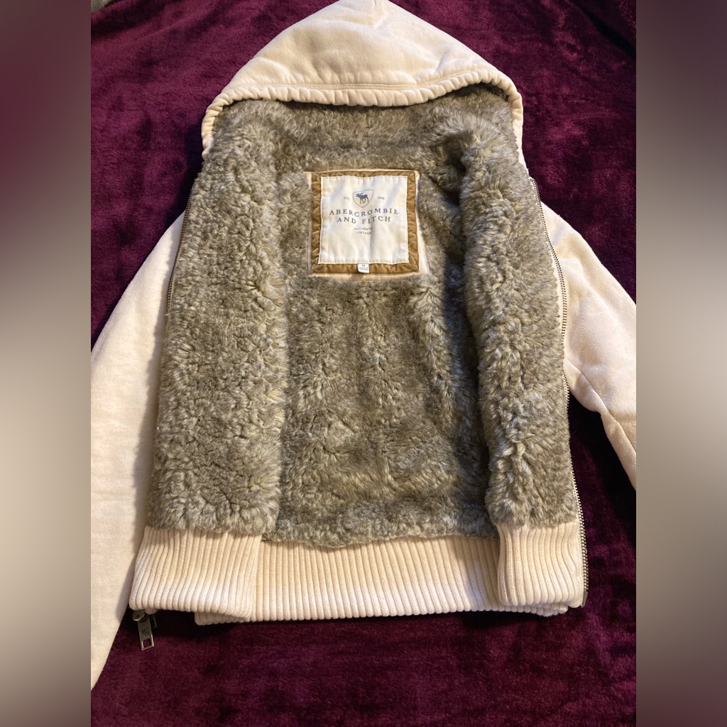 Abercrombie  Fitch Sweater Knit Jacket Tag Size M Preowned